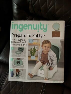 ingenuity Prepare to Potty 3-in-1 Trainer in Mint